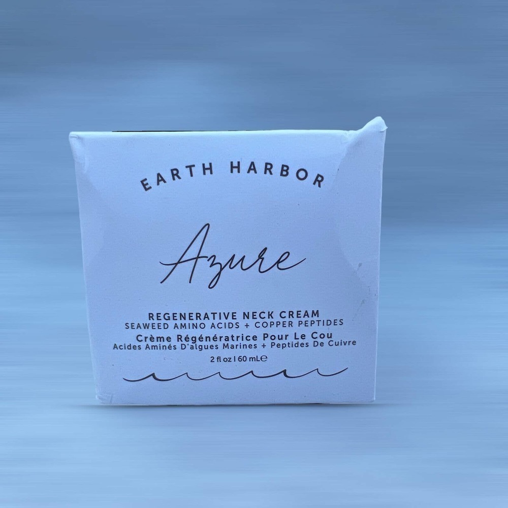 Earth Harbor Azure Regenerating Neck Cream 2 fl oz Imperfect Box